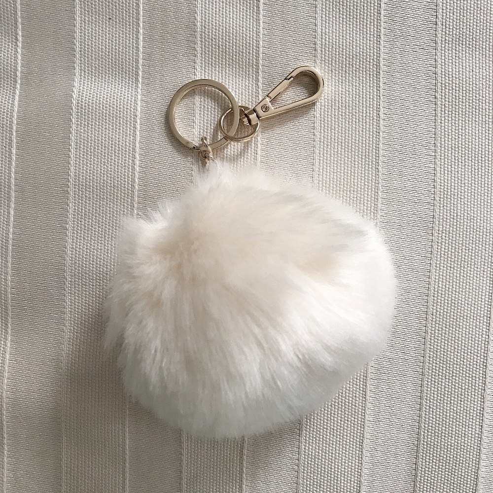 Fur White Keychain
